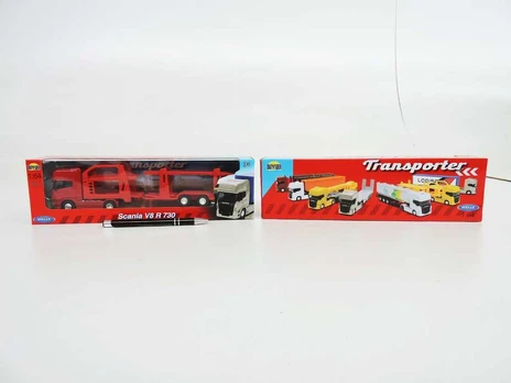 WELLY 1:64 truck Scania R730 trans 68023 80237