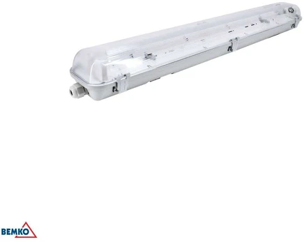 Bemko Linijinis šviestuvas EMPTY OHT, 2xT8, 60cm, IP65