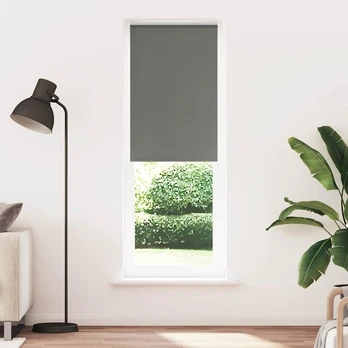 Assorted Color Fabric and Blackout Roller Blinds : Dydis - 75 x 230 cm, Spalva - Pilka