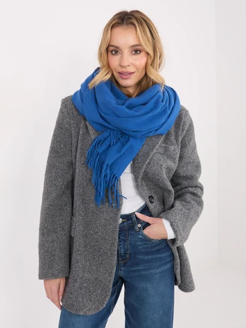 Szalik- AT-SZ-23185.90P-ciemny niebieski