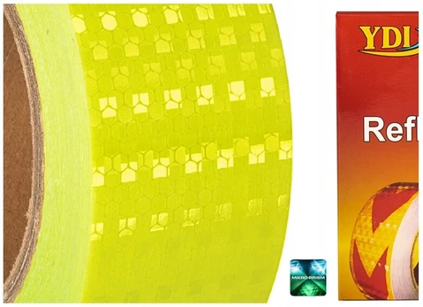 Atšvaitinė lipni juosta micro-prism