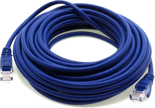 1Attackde Cat6 tinklo kabelis, 100m, mėlynas, 1000 Mbit/s