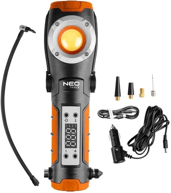 Neo Tools Lampa akumuliatorinė 800lm su kompresorem