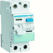 Hager RCC.DIFF.PERJUNGIKLIS 1P+N 40A/30MA TIPO A QUI.L
