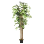 Dirbtinis bambukas, žalios spalvos, 150cm, 1095 lapai kaina