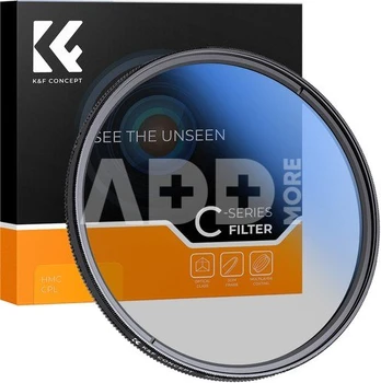K&F Concept Nano-C HMC CPL circular polarizing filter - 62 mm