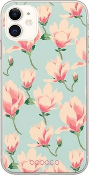 Dėklas CASE OVERPRINT BABACO FLOWERS 016 IPHONE 12 PRO MAX MINT