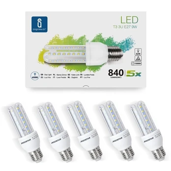 Lemputės E27 9W LED