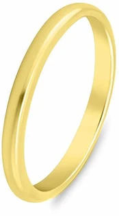 Brilio Silver Minimalist auksinis-plated wedding ring RI149Y