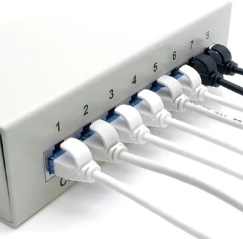 Cat6 Tinklo Kabelis 1m, 10vnt, Pilkas, 1000 Mbit/s