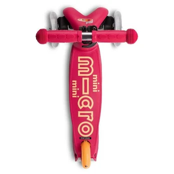 Vaikiškas paspirtukas Micro Mini Deluxe Foldable Ruby Red