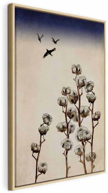 Artgeist Paveikslas - Cotton Branches (1 Part) Vertical