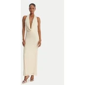 Bardot Vakarinė suknelė Nola 59814DB2 Smėlio Slim Fit