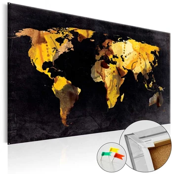 Artgeist Kamštinis paveikslas - If the World were a desert... [Cork Map]