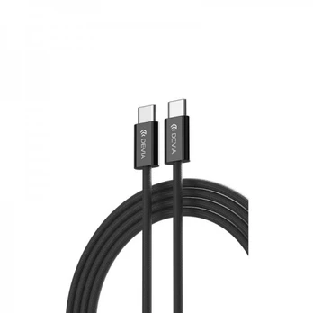 Devia cable Smart EC325 PD USB-C - USB-C 1,0 m 60W 3A juodas