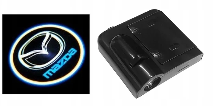 Led logo projektorius hd 3d belaidis mazda