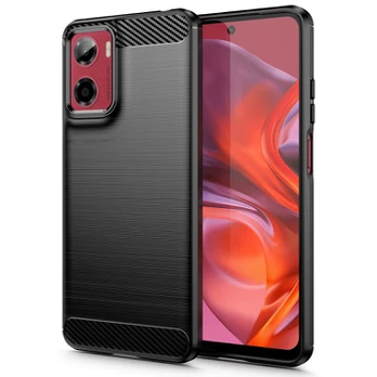 Dėklas Tech-Protect TPUCarbon Case for Motorola Moto G05 / E15 - Juodas