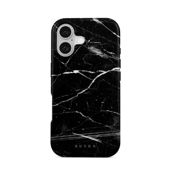 Noir Origin - Black Marble iPhone 17 Case, Tough (MagSafe) / N/A