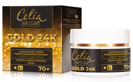 Veido kremas Celia Gold 24k, 50 ml, 70+