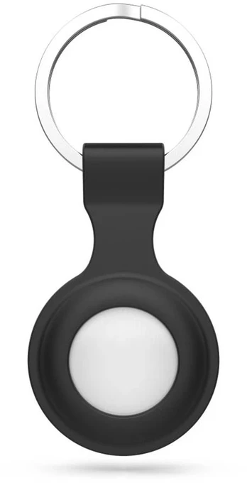 Tech-Protect Icon silikoninis dėklas AirTag – juodas