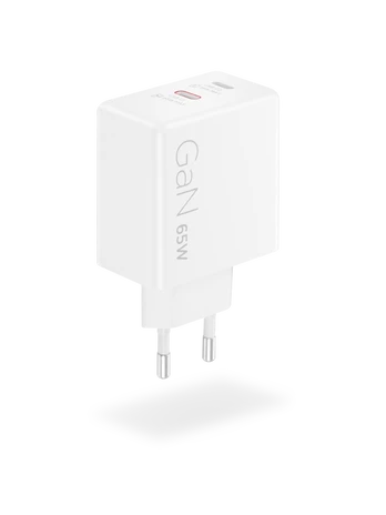 Lenovo Accessories Dual USB-C 65W GaN Power Adapter WH-EU | Lenovo USB-C | AC Adapter