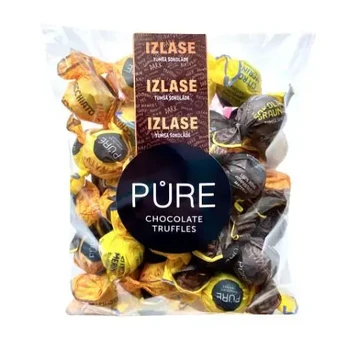 Šokoladiniai triufeliai PURE su įdarais 500g
