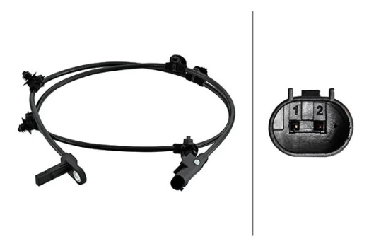 Jutiklis, rato greitis HELLA 6PU 230 048-271