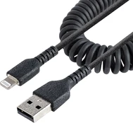 StarTech USB Į ŽAIBO KABELAS - 50CM/(20IN) RITINĖS KABELAS Juodas kaina