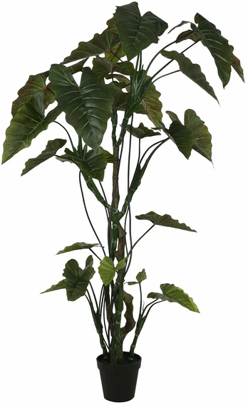 Dirbtinis augalas vazone, žalia sp./rusva sp., 220 cm