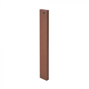 Lauko šviestuvo atrama, ruda, 80cm