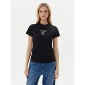 Guess Marškinėliai V4YI21 KCDH1 Juoda Slim Fit