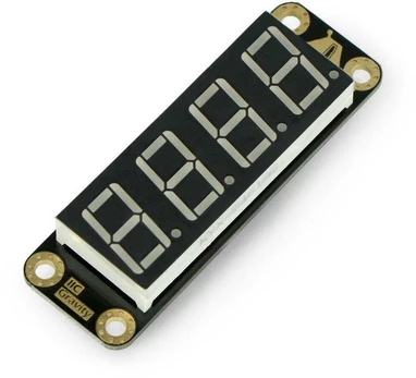DFRobot DFR0645-G Gravity 8 segmentų, 4 skaitmenų LED ekranas, I2C, žalias