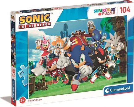 CLEMENTONI dėlionė Sonic, 104d., 27159