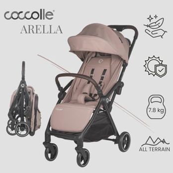 Coccolle Arella Sand Beige Vaikiškas vežimėlis