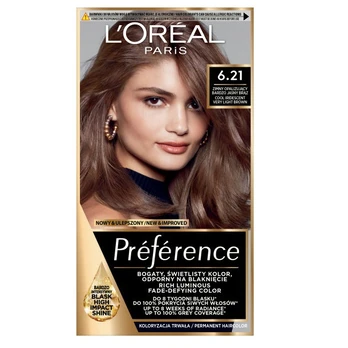 Plaukų dažai L’Oréal Paris Preference, zurich, 6.21, 160 ml
