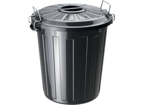 Šiukšlių dėžė / Konteineris Rotho BASIC 25L, juodos sp.
