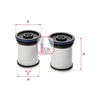 Kuro filtras SOFIMA S 6047 NE