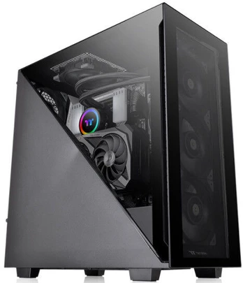 Thermaltake Divider 300 Tempered Glass Black