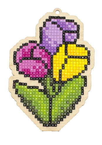 Deimantinės mozaikos suvenyras Tulips WW173