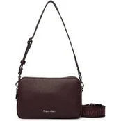 Calvin Klein Rankinė Webbing 2X Strap Camera Bag LV04F3656G Ruda