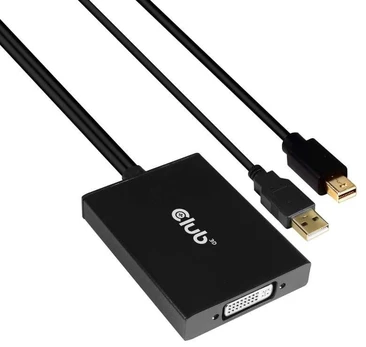 Club 3D Active MiniDisplayPort 1.2a į Dual Link DVI-D adapterį