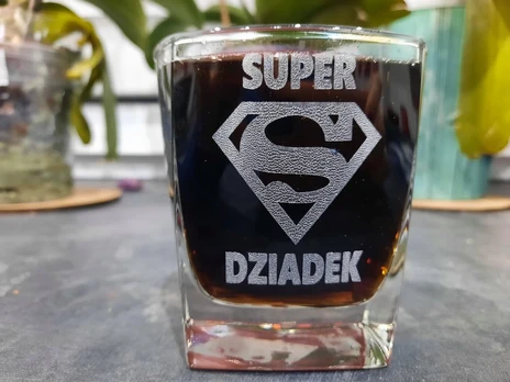 Stiklinė su graviruote seneliui, Super senelis