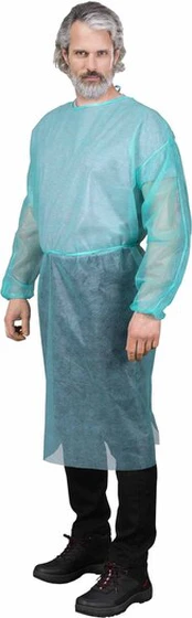 Surgical gown, teal