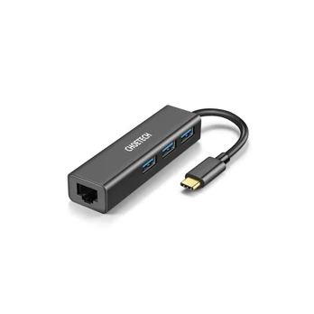 Adapteris CHOETECH USB Type-C - 1x RJ-45, 3x USB Type-A