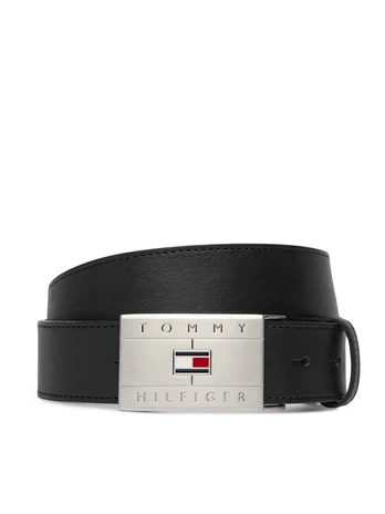 Tommy Hilfiger Diržas Th Flag Plaque Belt AM0AM14322 Juoda