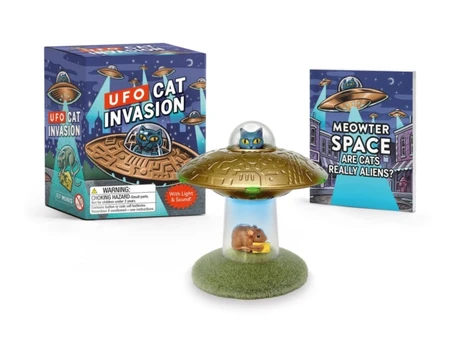 UFO Cat Invasion, With light and sound!