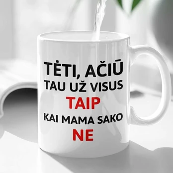 Puodelis "Ačiū, Tėti"