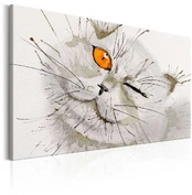 Artgeist Paveikslas - Pilkas Cat kaina