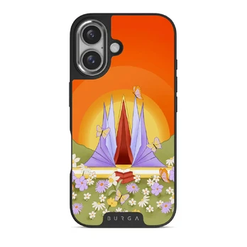 Sunrise - iPhone 16 Case, Elite Dark (MagSafe) / Silver