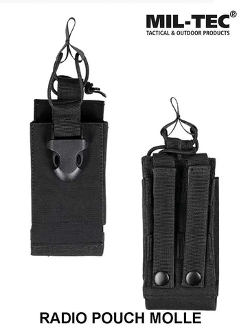 Mil-tec Krepšelis racijai MOLLE juodas